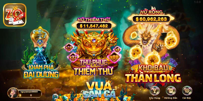 Điểm hấp dẫn của vua săn cá